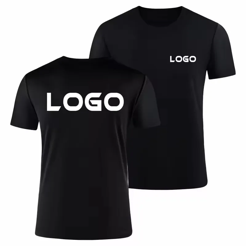 Sample Cost For T-shirt Custom Printed Quick-drying T-shirt Summer Breathable Sports Tops Comfortable T-shirt Top Tees Women Men 2