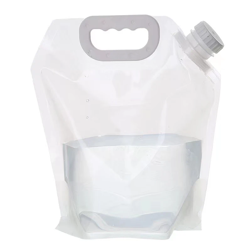 3/5L Portable Water Bag Folding Bucket Water Container Jug Bottle Pouch Outdoor Travel Camping with Handle Camping Supplies