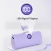 5500mAh Portable Charger Fast Charging Power Bank Compact Mini Powerbank for iPhone17 Samsung Xiaomi Cell Phone External Battery