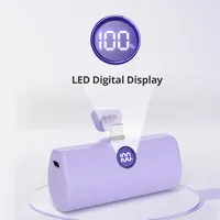 5500mAh Portable Charger Fast Charging Power Bank Compact Mini Powerbank for iPhone17 Samsung Xiaomi Cell Phone External Battery