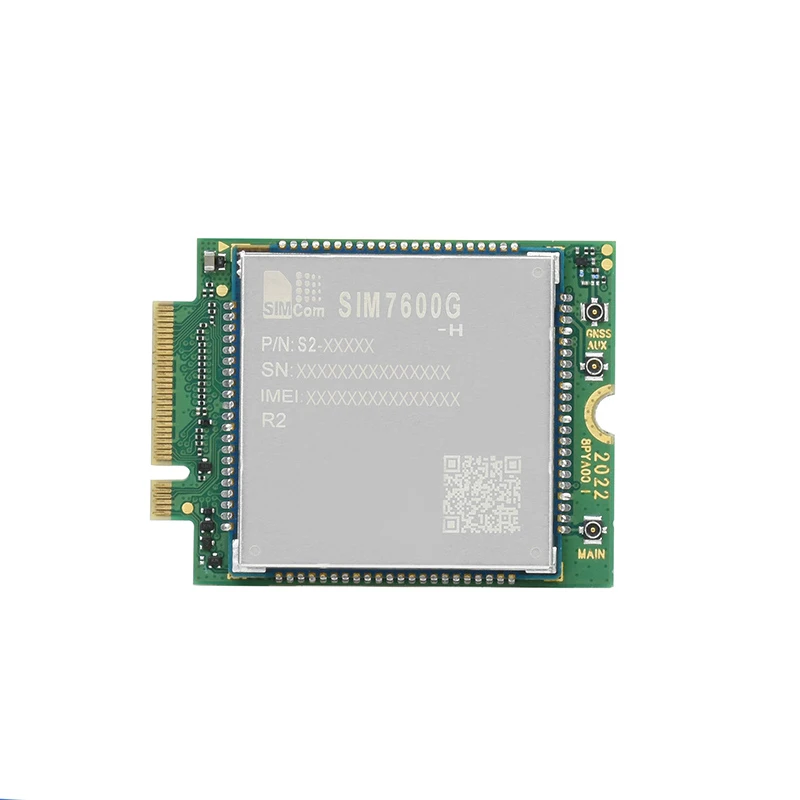 

SIMCOM SIM7600G-H LTE Cat4 M.2 модуль LTE UMTS GSM сети с глобальным покрытием NGFF intereface GNSS приемник