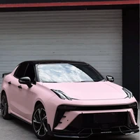 Car Wrapping Vinyl Film Matte Blush Pink Color Change Vinyl Film PET Bubble Free Car Sticker Self Adhesive Auto Accessories 2