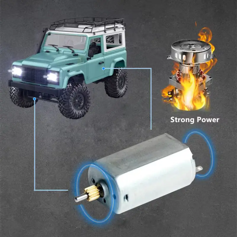 MN90 Classic Four-Wheel Drive Climbing Car Simulation Racing Car Resistant To Falling And Climbing Remote Control Car Model  Toy 6