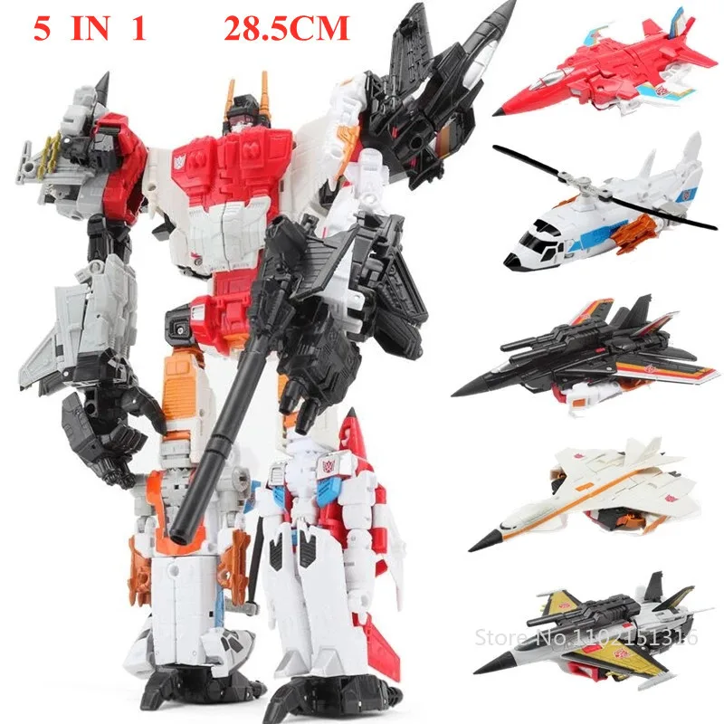 HZX zabawki figurki akcji G1 Superion IDW 5w1 Devastator