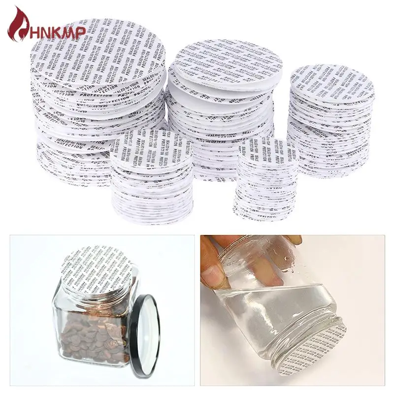 자체 접착 폼 압력 민감성 도장 캡 라이닝, 탬퍼 방지 씰 라이너, 화장품 항아리 병 포트, 20mm-82mm, 200 개