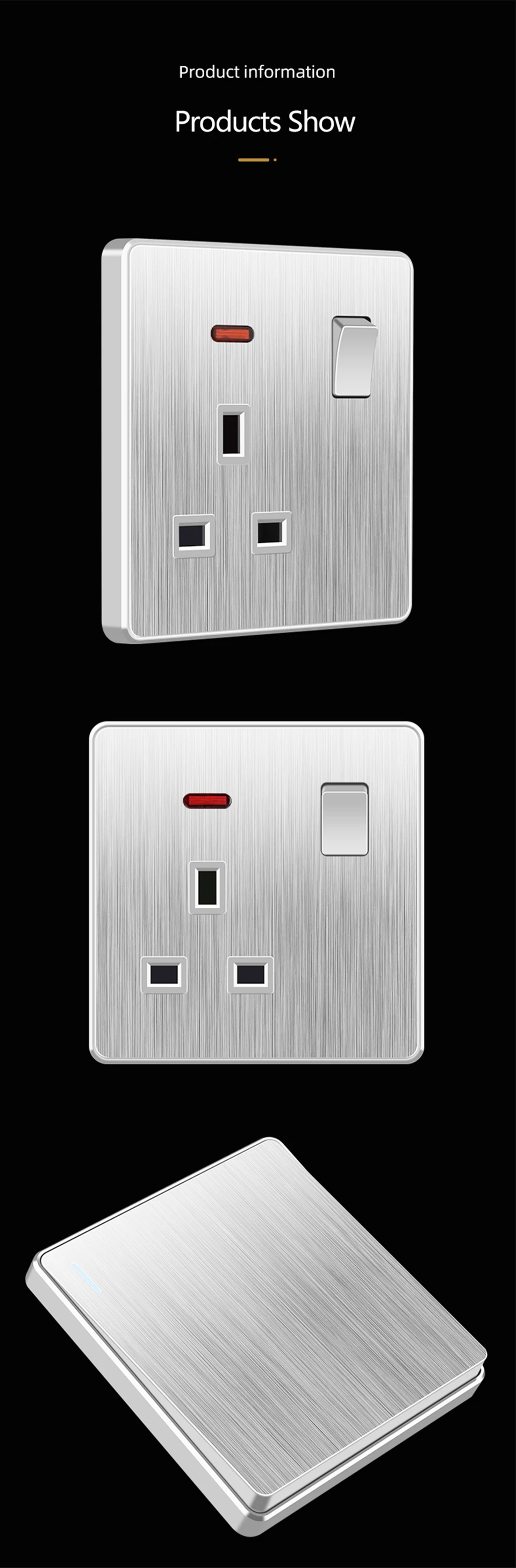 padrão interruptor de parede tomada de luz