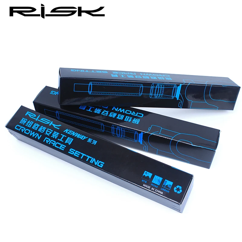 RISK Bicycle Fork Base Install Tool MTB Mountain Bike Headset Bottom Washer Setting Tool Kits For 28.6/1.5/1.25 Fork Repair Tool