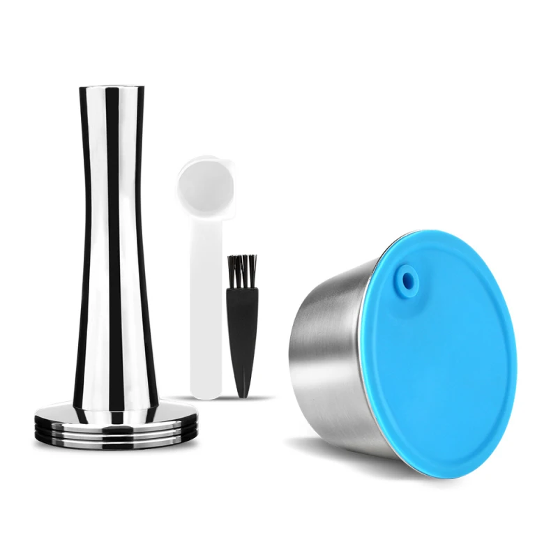 Icafilas Riutilizzabile Dolce Gusto Capsule Copertura In Silicone Macchina Da Caffè Dolce Gusto Cialda Da Caffè Riutilizzabile In Acciaio Inossidabile