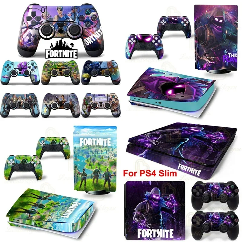 Game Fortnited Skin Sticker Per Sony Playstation 4 Accessori Per Controller Ps4 Decalcomania Di Protezione Antiscivolo Per Joystick Console