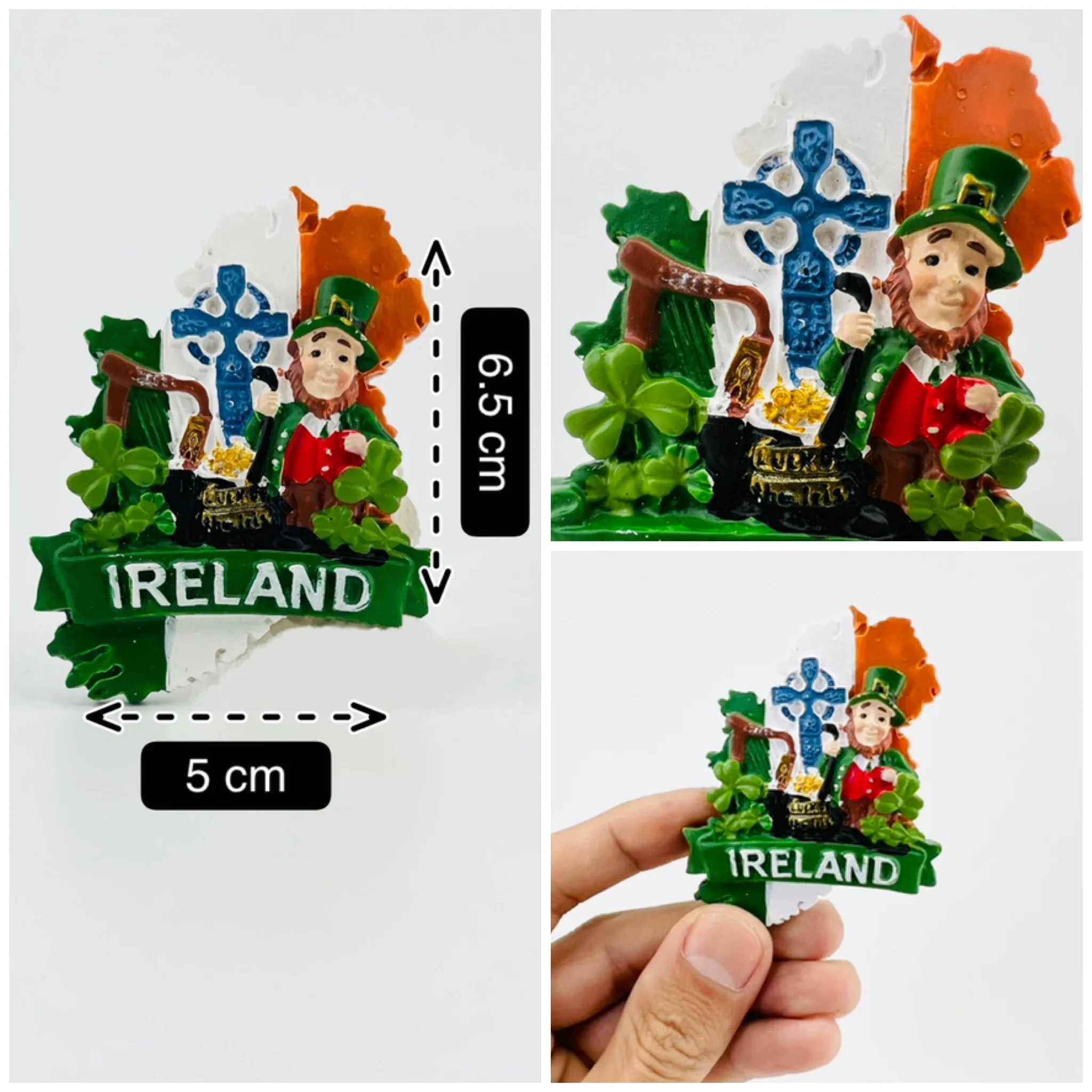 Aimant De Réfrigérateur Irlande - France