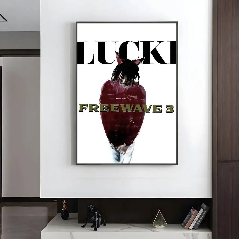 Rapper WAKE UP LUCKI Poster HD-Kunst, klebrige Wand, wasserdicht, Zuhause, Wohnzimmer, Schlafzimmer, ästhetische Dekoration – Detail 10