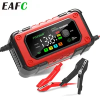 EAFC 12V 7A Car Battery Charger Smart Multiple Protection AGM Lithium Iron Lead-acid Charger for Car SUV RV Motorcycle Truck 1