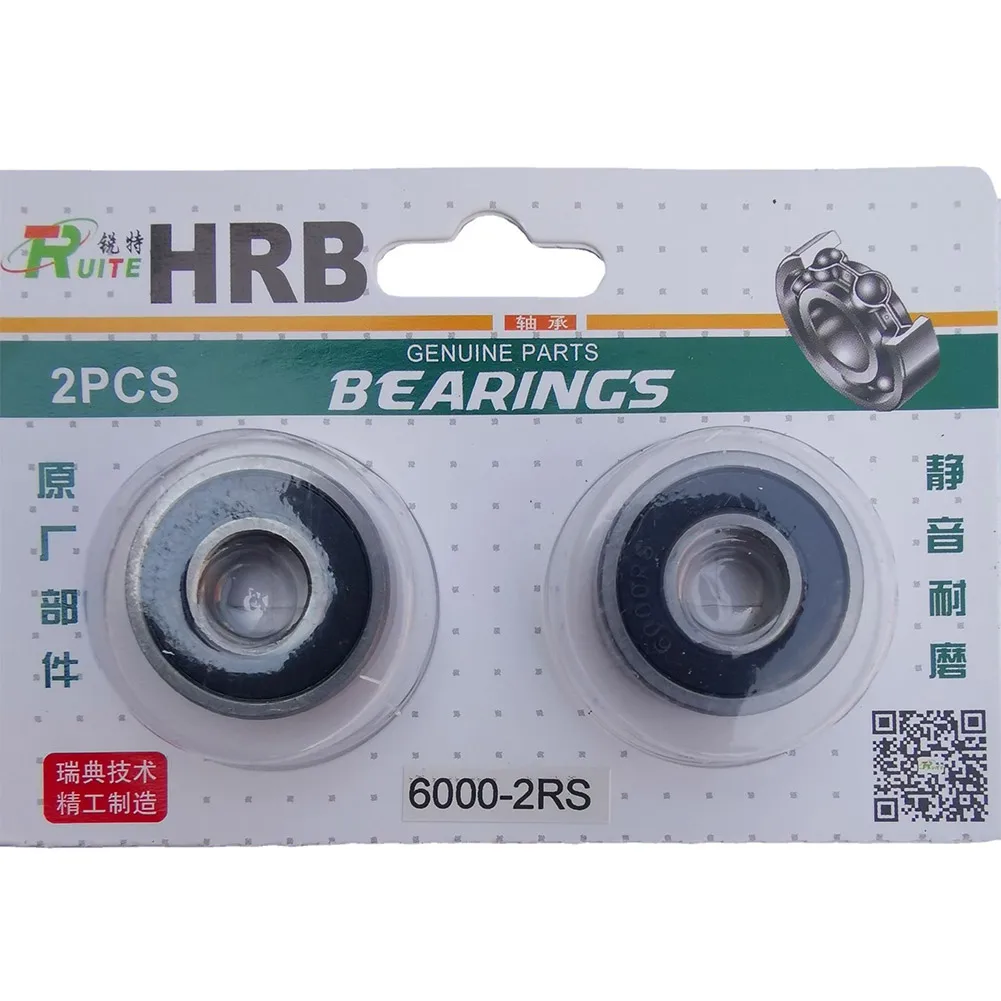 

2pcs 6000/6200-2RS Bearing Sealed Cover Thin Wall Deep Groove Ball Bearing Corrosion Resistance Cycling Bike Accessories