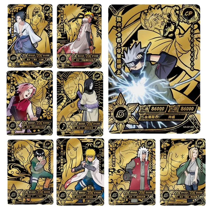 

Kayou Naruto CP 1~10 Series Jiraiya Naruto Sakura Rock Lee Bronzing Rare Game Collection Card Toys Christmas Birthday Gift