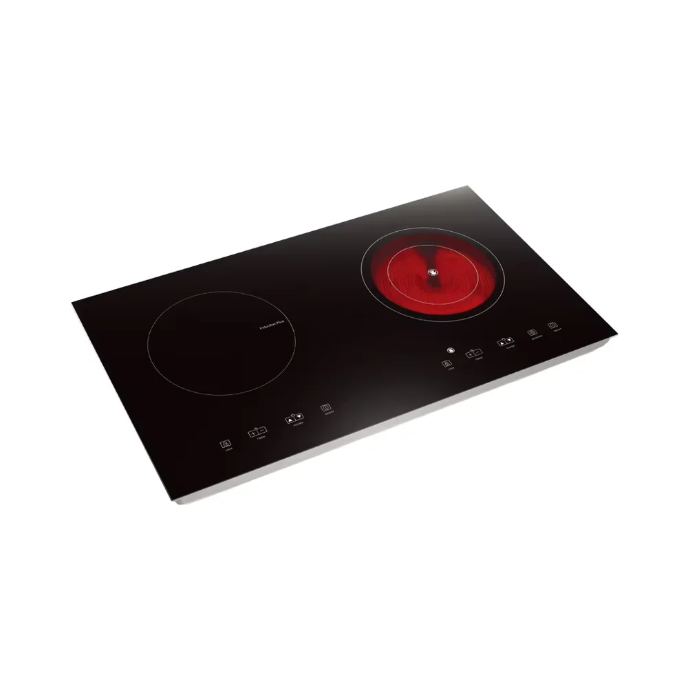 Hybrid Induction Infrared Burner Kitchen Stove Inset Electric Cooktop Precise Temperature Control Ceramic Panel Glass 1