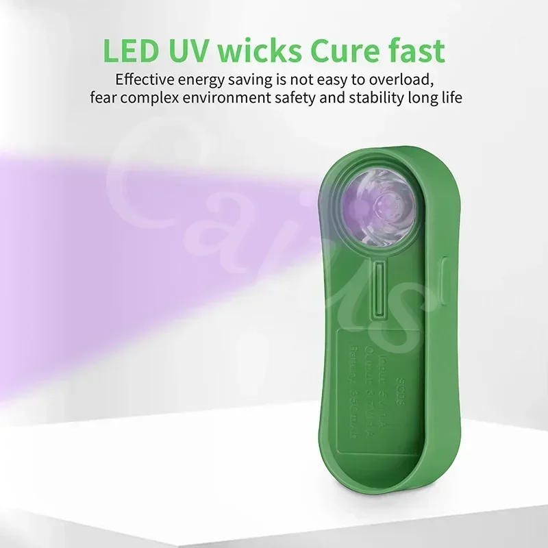 Dual Band Mini UV Curing Lamp, Fast & Efficient, Wireless Use, Suitable for Shadowless and UV Optical Glue
