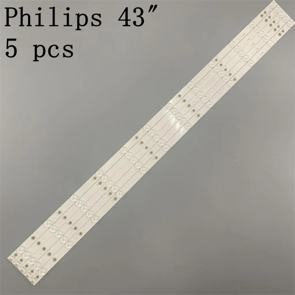 5pcs LED Strip 12leds LB43014 V0_00 for Ph ilips 43