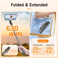Mini Selfie Stick Tripod for Mobile Phone Shooting Stand for Cell Phone with Wireless Bluetooth Remote Control for Sport Camera - Image 5