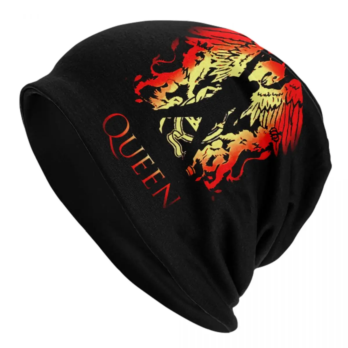 

Heavy Metal Freddie Mercury Skullies Beanies Caps Men Women Unisex Streetwear Winter Warm Knitting Hat Adult Rock Pop Bonnet Hat