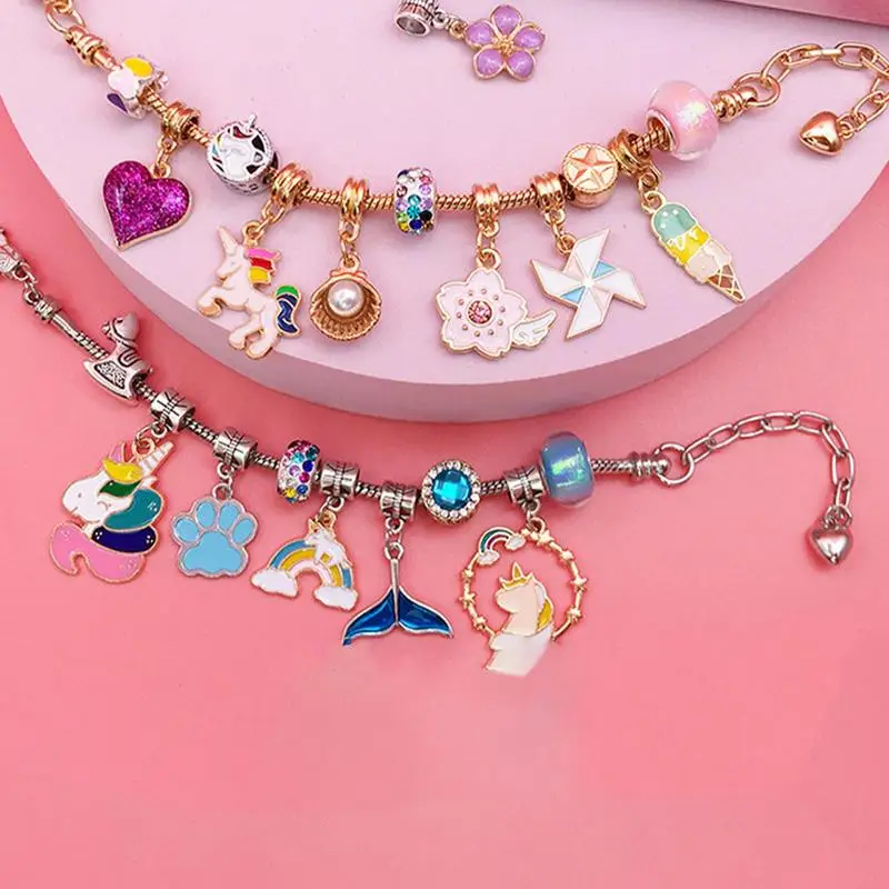 Christmas Advent Calendar Surprise Gift Box DIY Crystal Jewelry Bracelet 24 Days Countdown Christmas Gift