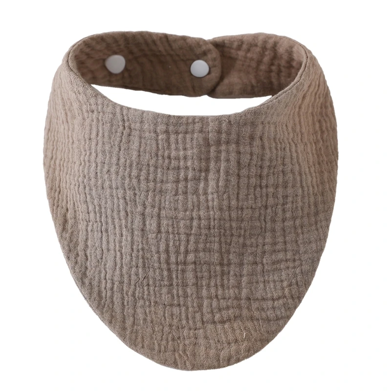 Organic Cotton Muslin Baby Bandana Bib - Soft & Absorbent Scarf