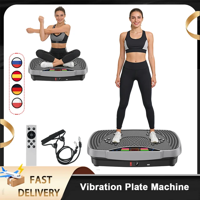 Vibration Plate Exercise Machine 150kg 5 Mode 99 Levels for Full Body Training Fat Burning & Muscle Building Fitness Equipment 1
