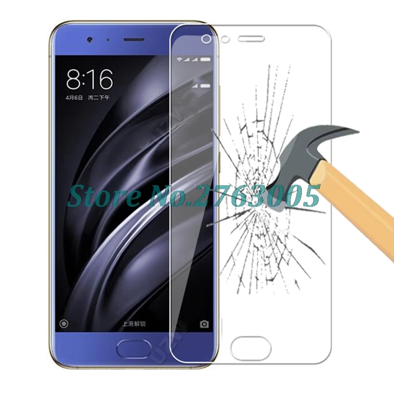 Tempered Glass For Xiaomi MI 6 MI6 MCE16 5.15" Protective Film Screen Protector Phone Cover