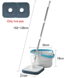 Easy-Drain 360° Spin Mop - Versatile Household Floor Cleaning Tool (Bucket-mop-2cloth)