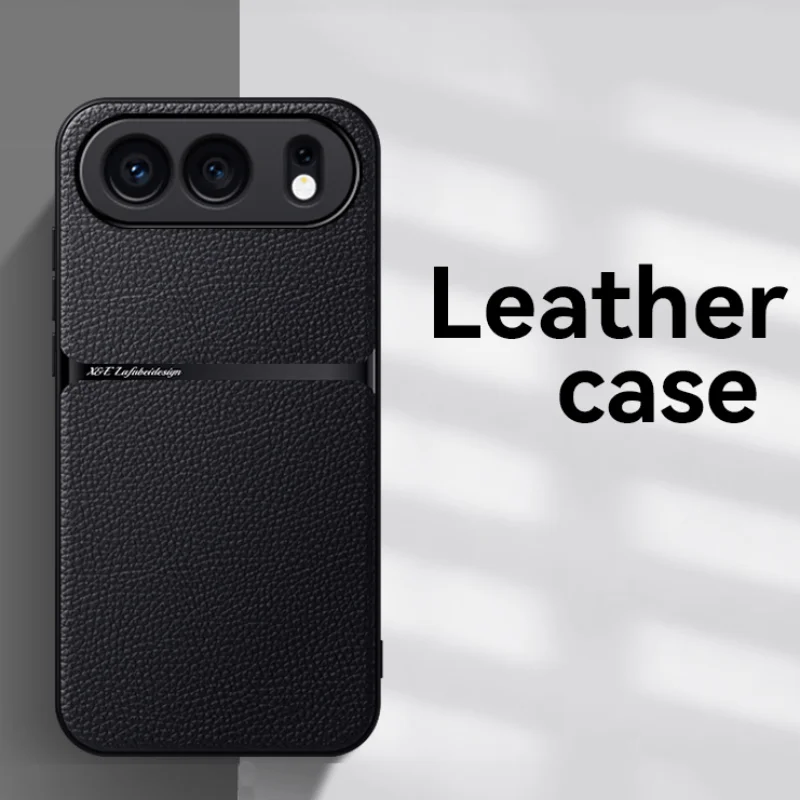 Frosted Leather Texture Magnetic Protection Bumper Case