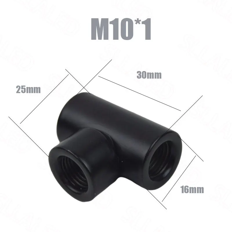 M10 Tee Connector for Tooth Tube Hollow Rod Inner Teeth Lighting Accessories Connection Head Metal Thickened Material Led Lamp Accessories Thread Adapter Hollow Tube Nut