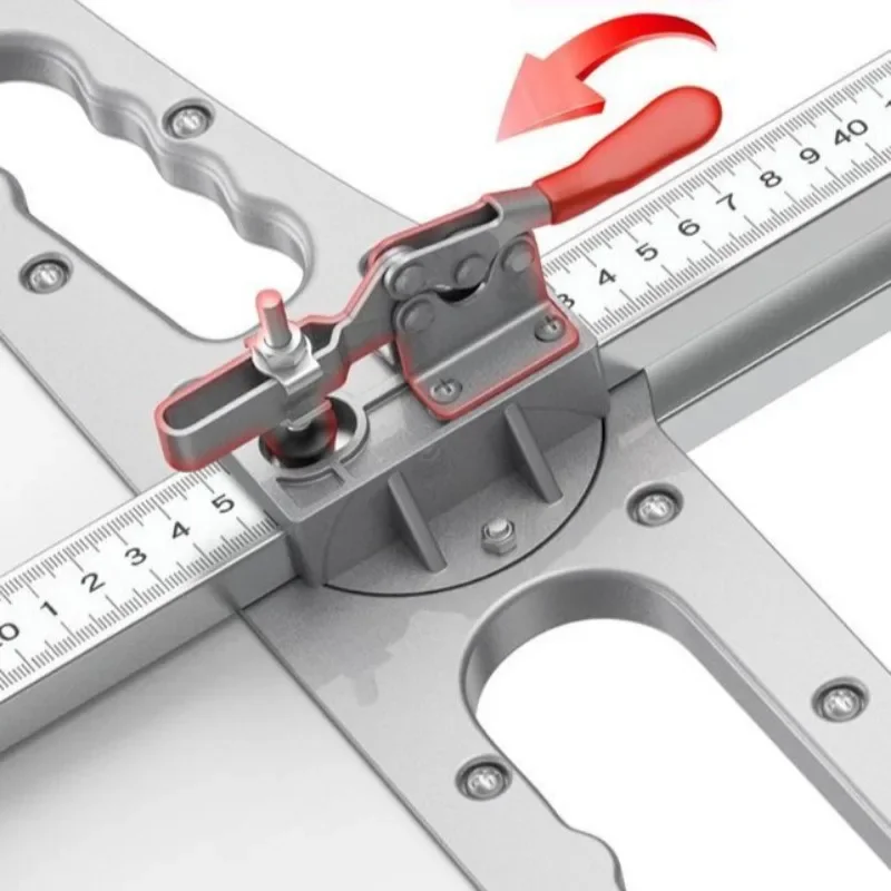 Plasterboard Cutting Push Knife Folding Stainless Steel Cutting Board High Precision Hand Wheel Woodworking Hand Tools 6