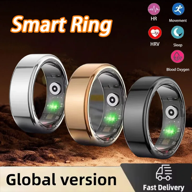 Video su Qual è Anello intelligente per il monoraggio del sonno OEM, variabilà della frequenza cardiaca, temperatura, fness, compatibile con telefoni Android e iOS, con scatola di ricarica wireless