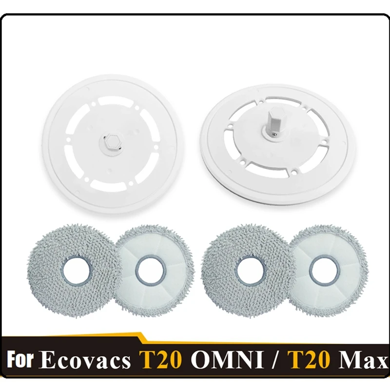 Hot For Ecovacs Deebot T20 OMNI/T20 Pro Robot Mop Brackets Vacuum Mopping Plate Mop Cloth Mount Holder Replace Spare Parts