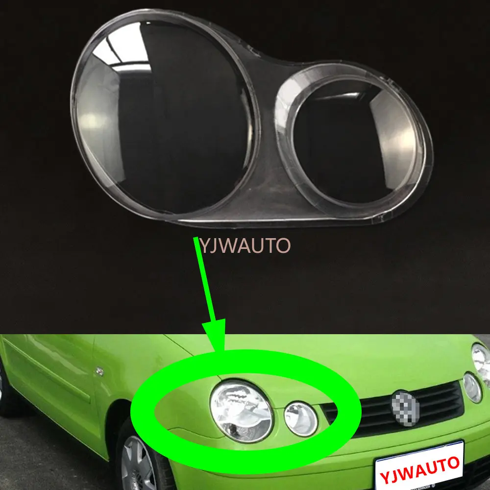 Headlamp Lens For Volkswagen VW Polo 20022005 Headlight Cover Car Glass Replacement Front
