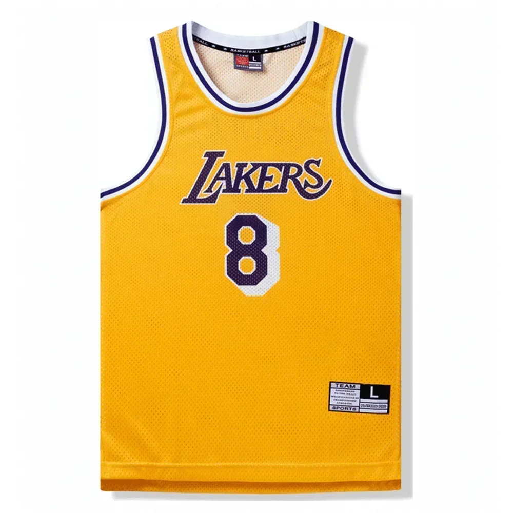 24/25 Men sports shirt American Basketball Star 8 Fans Jerseys adult game team Short sleeve uniform training Vest Mesh american basketball jersey