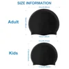 Silicone Swim Cap,Classic Unisex,Adult & Kids,Comfortable Durable Non-Slip Elastic Waterproof Swimming Hat,for Long & Short Hair 6