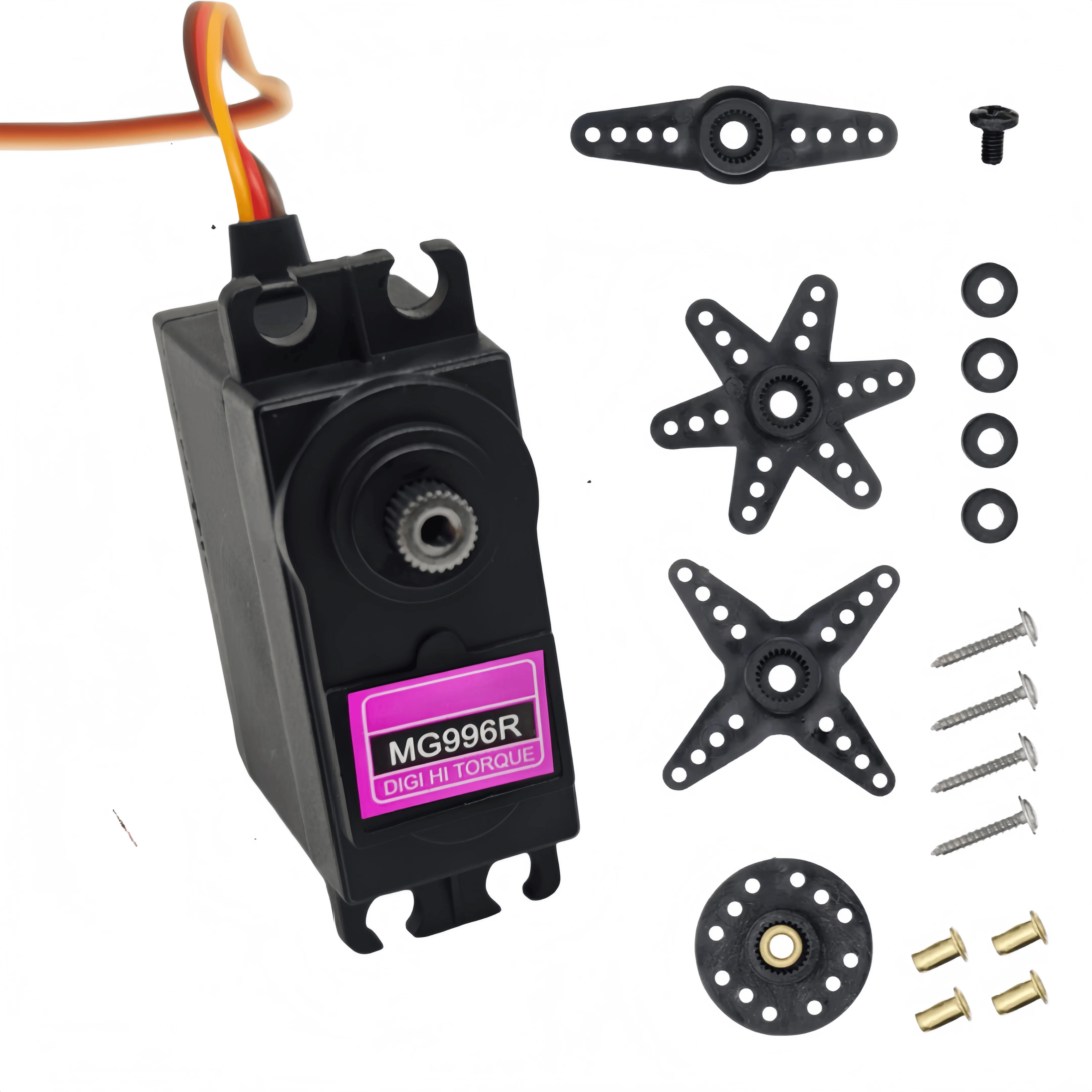 High-Torque 180°/360° Metal Gear Servo