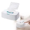 Wet Tissue Box With Lid Wipe Dispenser Portable Wipes Napkin Storage Box Holder 2