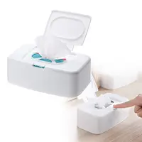 Wet Tissue Box With Lid Wipe Dispenser Portable Wipes Napkin Storage Box Holder 2