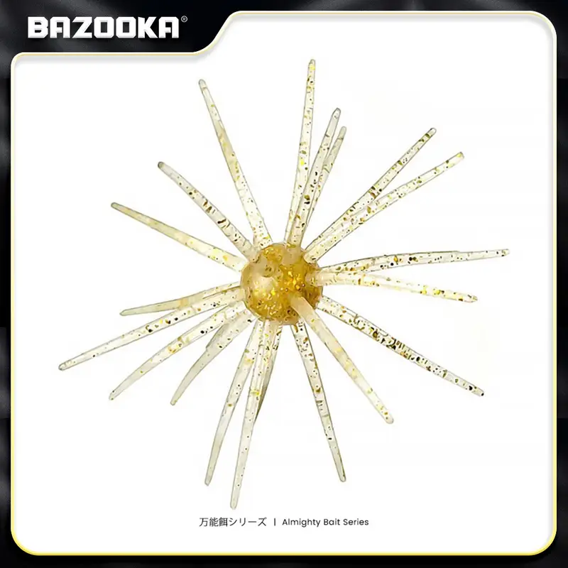 Bazooka TPE Fishing Lure 2g 8g Simulated Sea Urchin Lures Soft Silicone For Bream Pike Bass Mandarin Tilapia Gears Winter Biats - Image 11