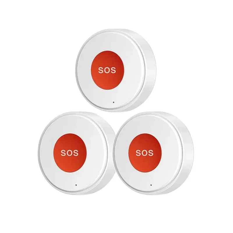 AT41 무선 보안 경보 SOS 버튼 Tuya Wifi 원키 비상 공황 장치 노인 ..