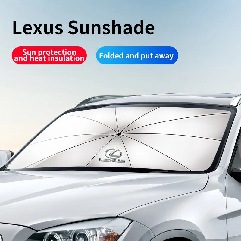 Car Windscreen Sunshade Car Front Window Uv Shield Folding Sunshade For