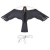 1.2M Flying Kite, 120x65cm Easy to Fly Bird Repelling Kite Kids Toys Scary Bird Kite Drive Bird Kite for Garden Park Beach 3