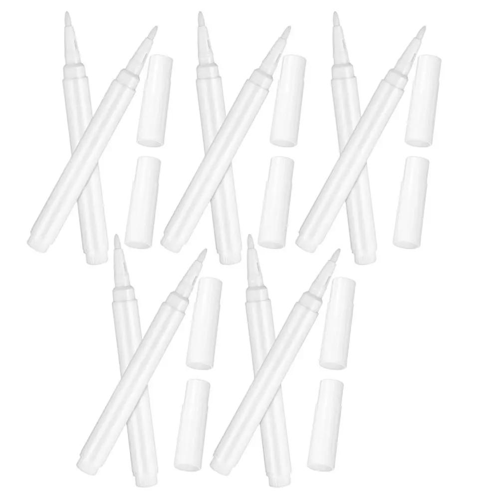 10Pcs 흰색 액체 분필 펜 유리 거울 보드 쓰기 그리기 학교 용품에 대 한 지울 수 있는 칠판 마커