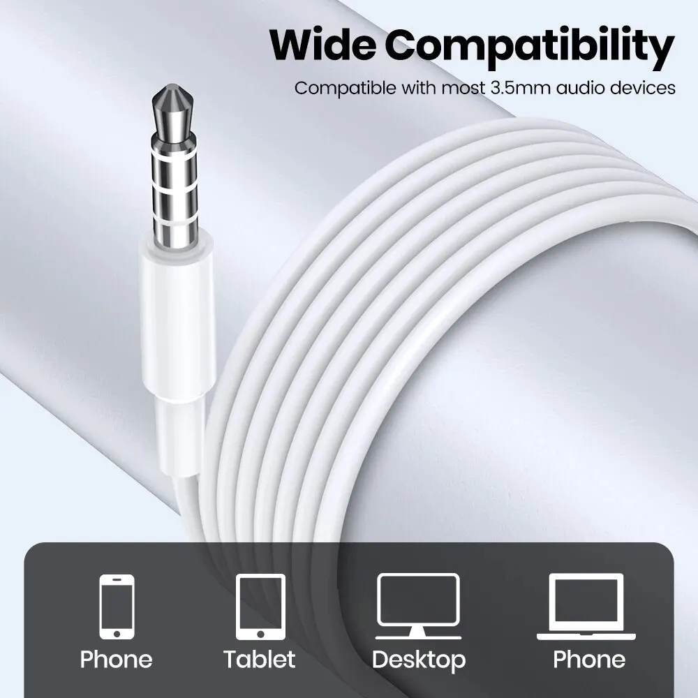 TOPK Earphone In-Ear Volume Control with Microphone 3.5mm Jack Universal for iPhone Android 3