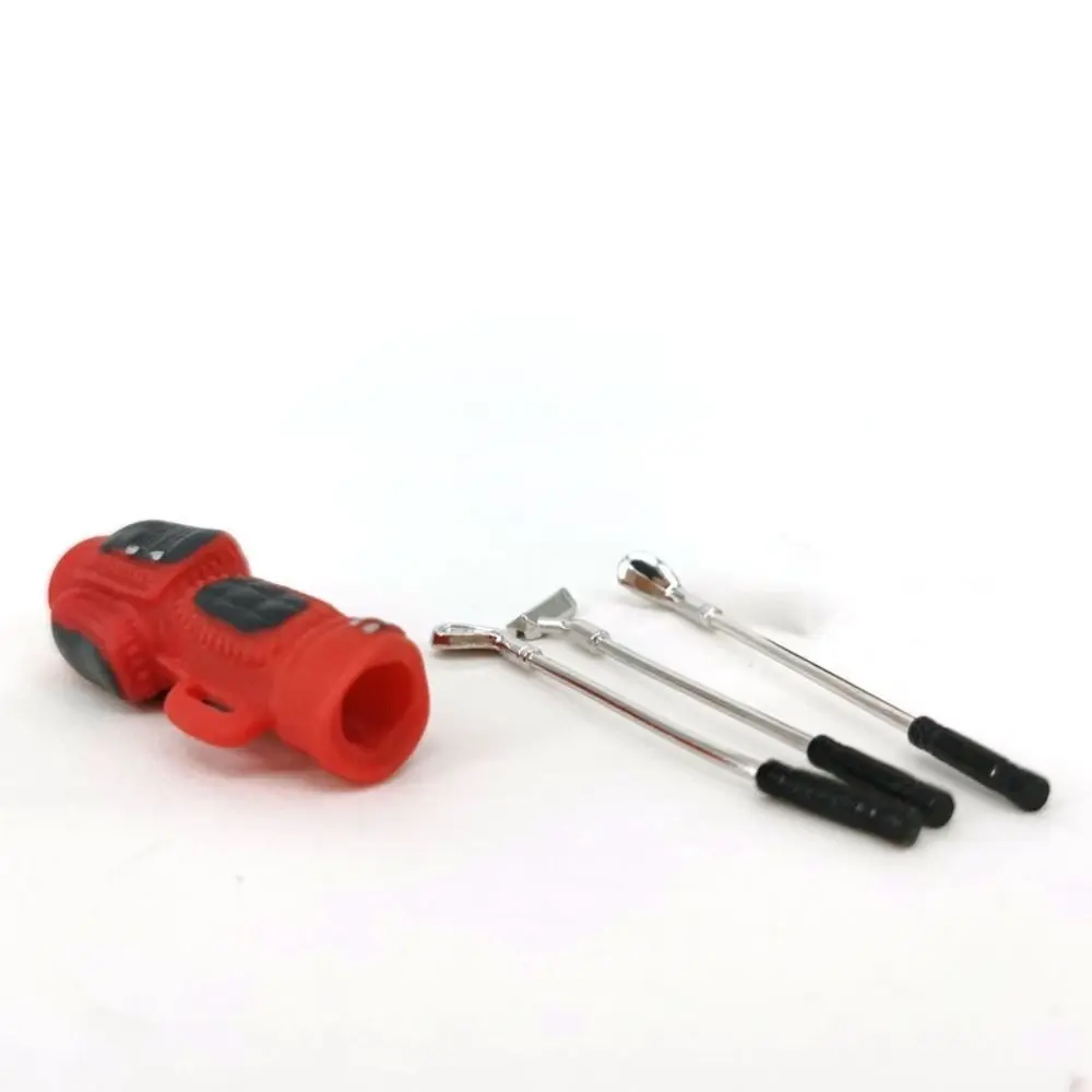 1:12 Scale Dollhouse Golf Toy Model Toys with 3 Sticks Miniature Golf Model Pretend Play 3 Colors Mini Golf Clubs Toy