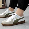 Low-Top Sporty Men's Shoes Trendy Versatile Deqin Footwear Breathable EVA Midsoles Flat Heel Polyurethane Upgraded Spring 2025