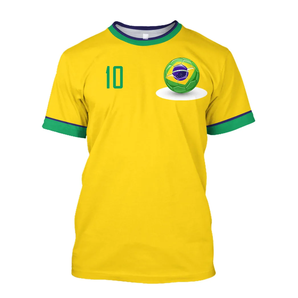 2023 Man Cools Brazil Football Jersey Graphic T-shirt Flag Football Oversized Printed Tracksuit XXS-6XL _ AliExpress Mobile