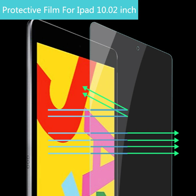 

Suitable for New Apple iPad 10.2 Inch Model Curved Edge Tempered Film 9H Hardness HD Ipad Ccreen Film