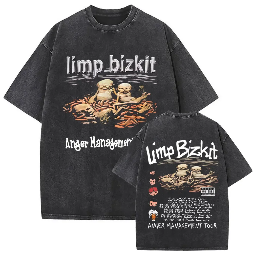 Limp Bizkit Style Graphic T Shirt Nu Metal Vintage Cotton Grunge